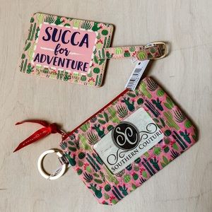 Succulent Southern Couture Wallet and Luggage Tag